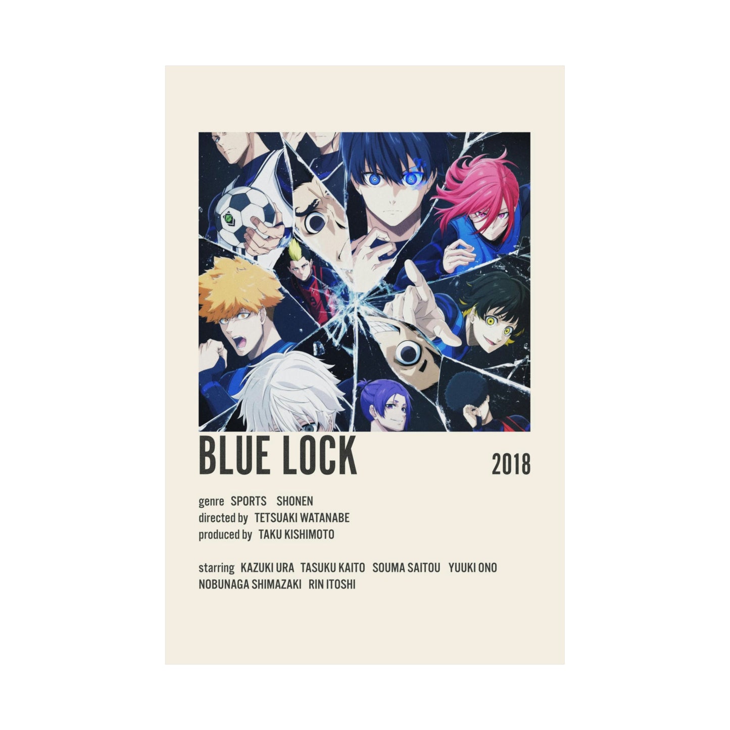 BLUE LOCK PRINT