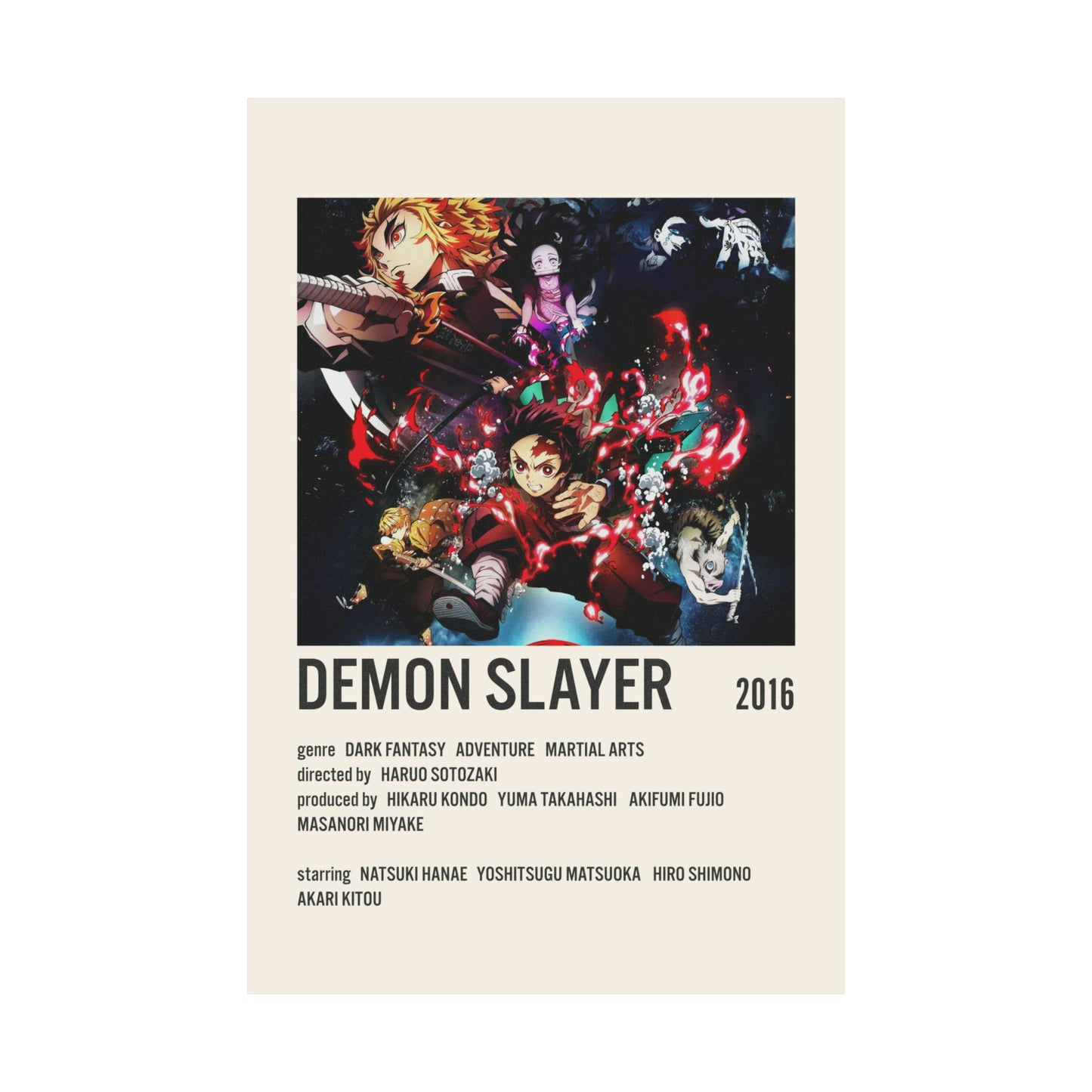 DEMON SLAYER PRINT