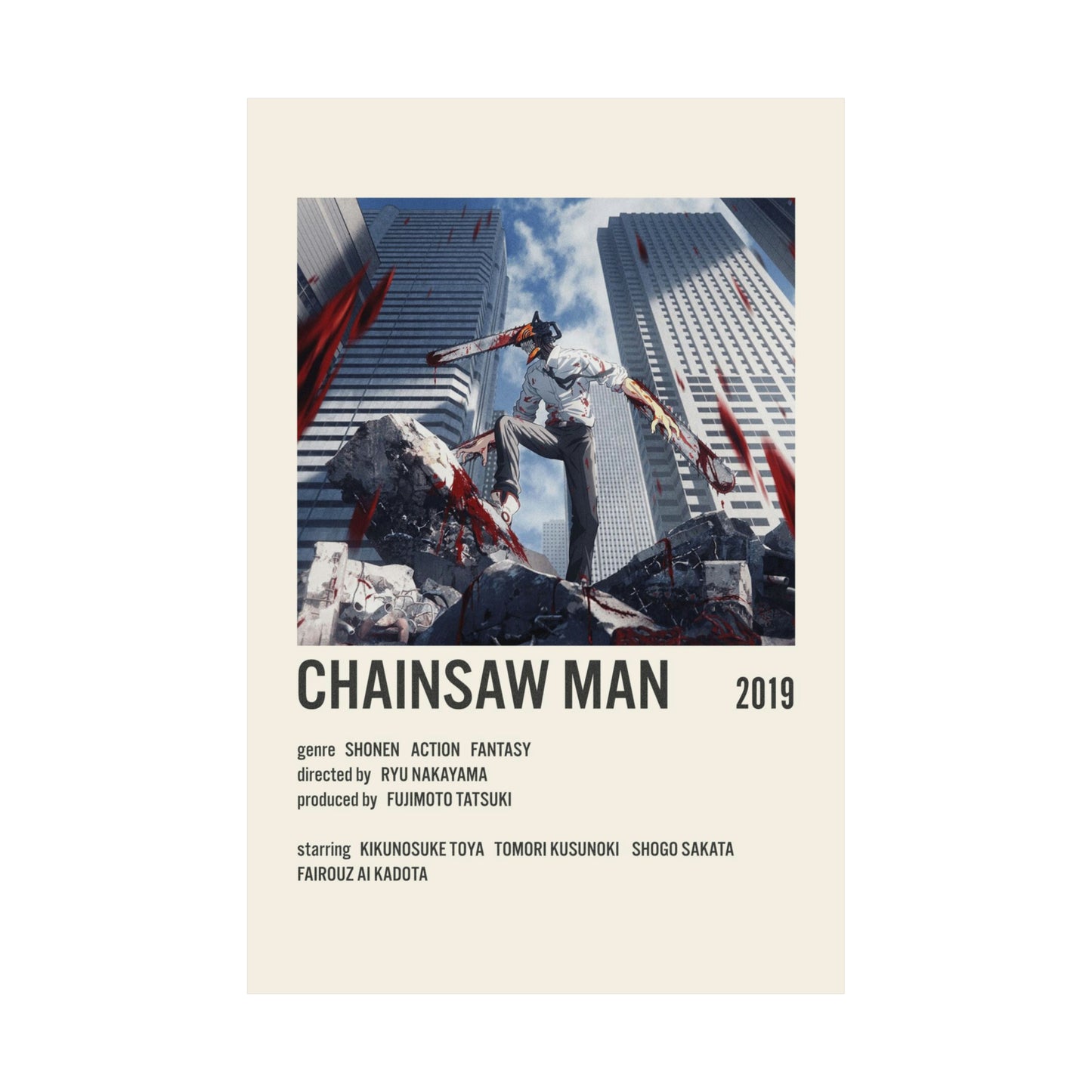 CHAINSAW MAN PRINT