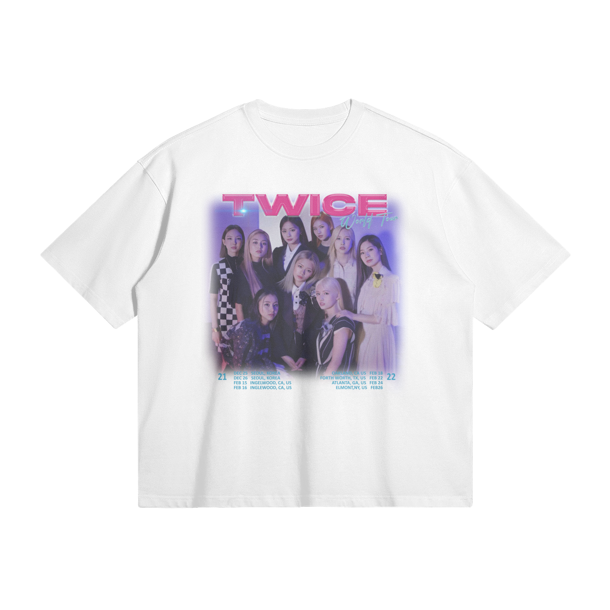 TWICE WORLD TOUR SHIRT